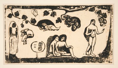Vrouwen, Dieren en Bladeren door Paul Gauguin