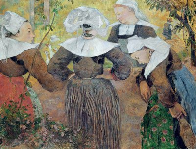 Vier Bretonse Vrouwen, 1886 door Paul Gauguin