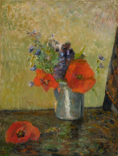 Frans: Zomerbloemen in een bokaal door Paul Gauguin