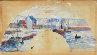 Havenpartij door Paul Gauguin