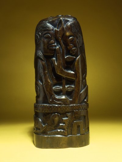 Hina en Te Fatou door Paul Gauguin