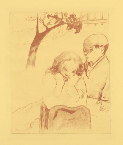 Menselijk Lijden door Paul Gauguin