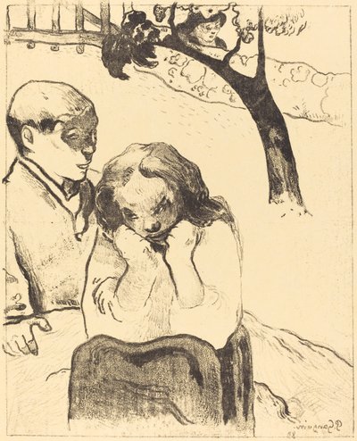Menselijk Verdriet door Paul Gauguin