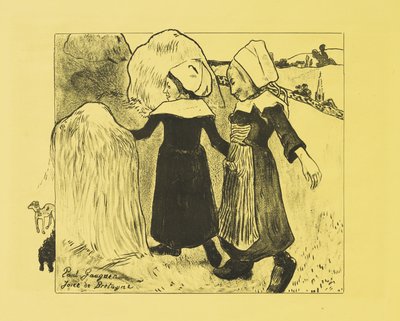 Vreugden van Bretagne, 1889 door Paul Gauguin