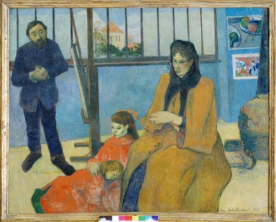 Het atelier van Schuffenecker door Paul Gauguin