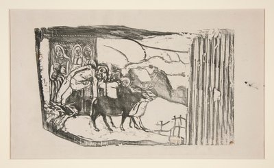 De Calvarieberg van Bretagne door Paul Gauguin