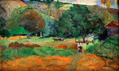 De Vallei door Paul Gauguin