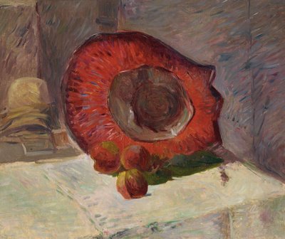 De rode hoed door Paul Gauguin