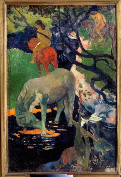 Het witte paard door Paul Gauguin