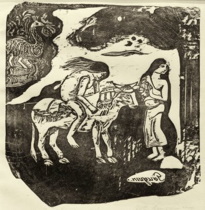 De ontvoering van Europa door Paul Gauguin