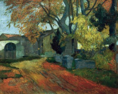 Les Alyscamps door Paul Gauguin