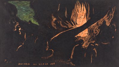 Mahna no Varua Ino De Duivel Spreekt door Paul Gauguin