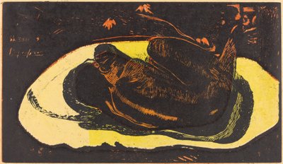 Manao Tupapau (Zij wordt achtervolgd door een geest) door Paul Gauguin