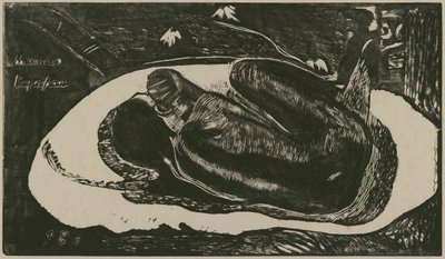 Manao Tupapau (Geest van de Dode die Waakt) door Paul Gauguin