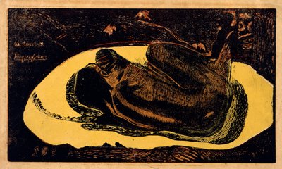 Manao Tupapau Geest van de Dode Kijkt, 1893-1894 door Paul Gauguin