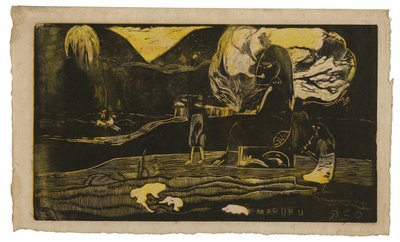 Maruru (Aanbiedingen van dankbaarheid), uit de Noa Noa Suite door Paul Gauguin