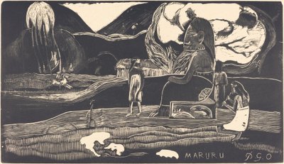 Maruru (Dank je) door Paul Gauguin