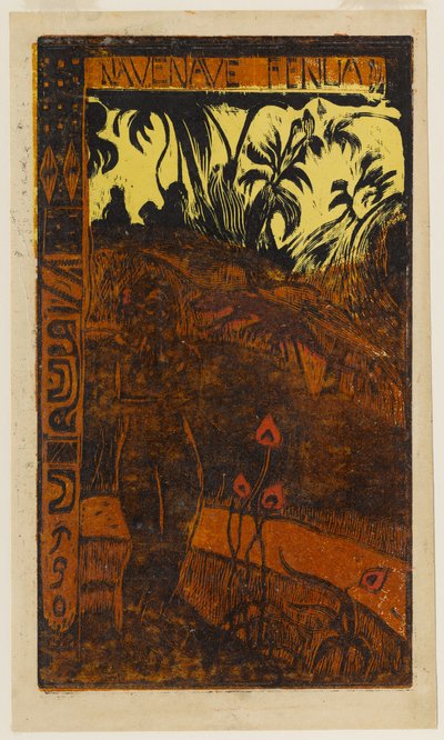 Nave Nave Fenua (Wunderbares Land) door Paul Gauguin