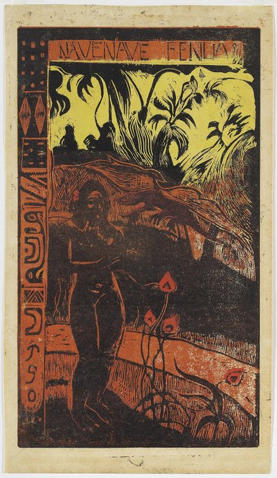Nave Nave Fenua uit de Noa Noa Serie door Paul Gauguin