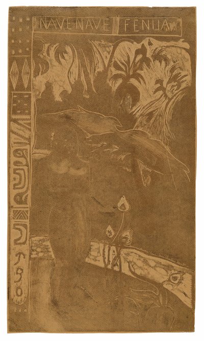 Nave nave fenua (Heerlijk Land), uit de Noa Noa Suite door Paul Gauguin
