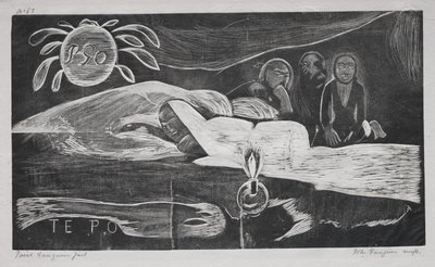 Noa Noa: Te Po (Eeuwige Nacht) door Paul Gauguin