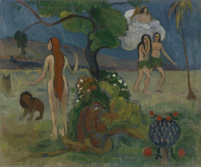 Verloren Paradijs, c.1890 door Paul Gauguin