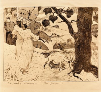 Pastorales Martinique door Paul Gauguin