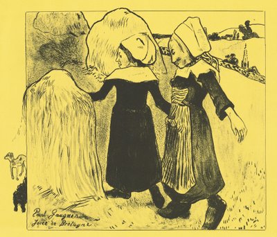 Plezieren van Bretagne Joies de Bretagne door Paul Gauguin