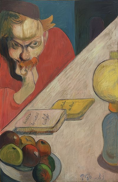 Portret van Jacob Meyer de Haan door Paul Gauguin