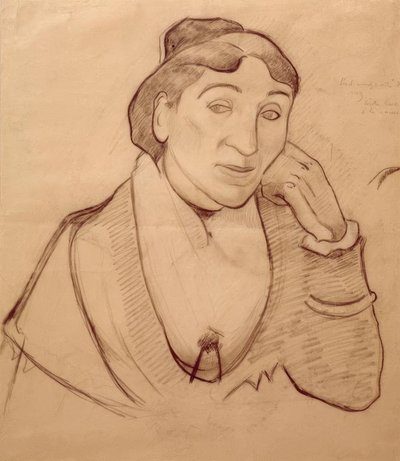 Portret van de Arlésienne door Paul Gauguin