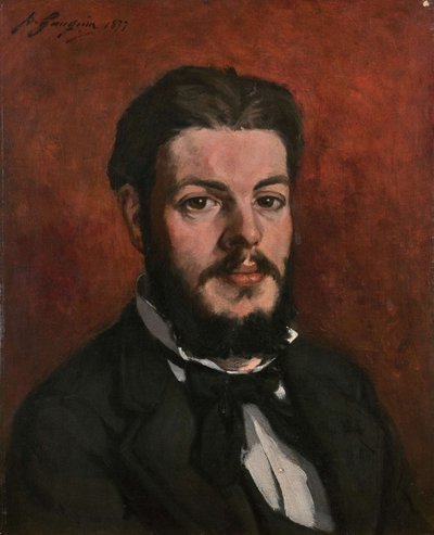 Portret van Claude Antoine Charles Favre, 1877 door Paul Gauguin
