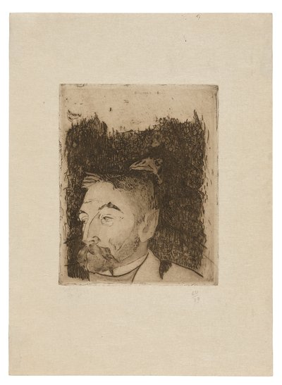 Portret van Stéphane Mallarmé door Paul Gauguin