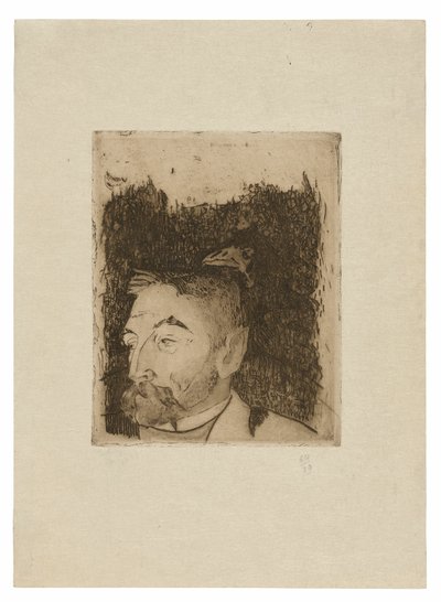 Portret van Stéphane Mallarmé door Paul Gauguin