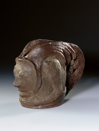 Pot in de vorm van een grotesk hoofd, ca. 1895 door Paul Gauguin