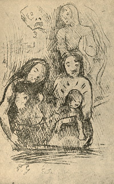 Religieuze fantasieën, 1936 door Paul Gauguin