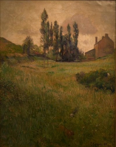 Rennende honden door Paul Gauguin