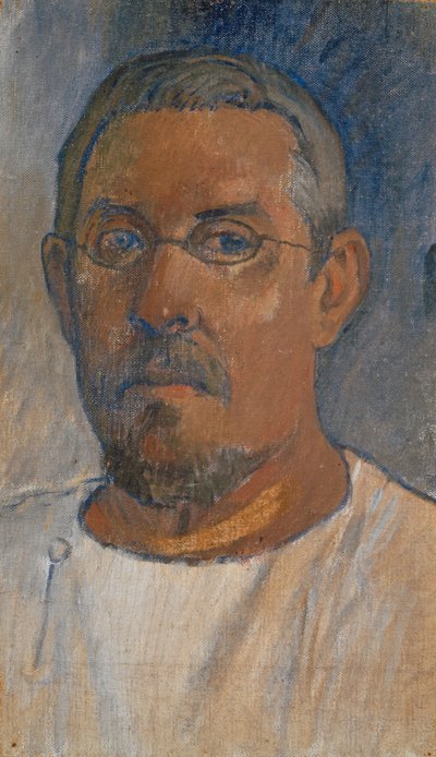Zelfportret met bril, 1903 door Paul Gauguin