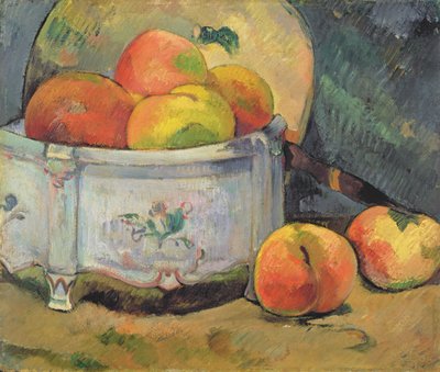 Stilleven met perziken, ca. 1889 door Paul Gauguin