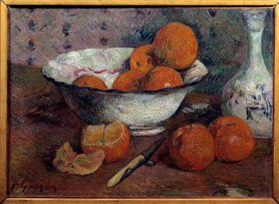 Stilleven met sinaasappels door Paul Gauguin