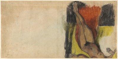 Studie voor Aita tamari vahine Judith te parari door Paul Gauguin