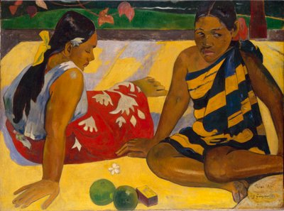 Tahitiaans:  Parau brand Wat nieuws door Paul Gauguin