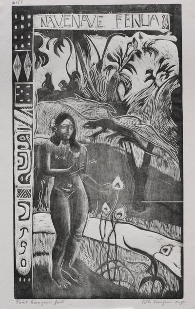 Tahitiaanse serie: Land van genoegens door Paul Gauguin