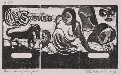 Tahitian en Noa Noa Serie door Paul Gauguin