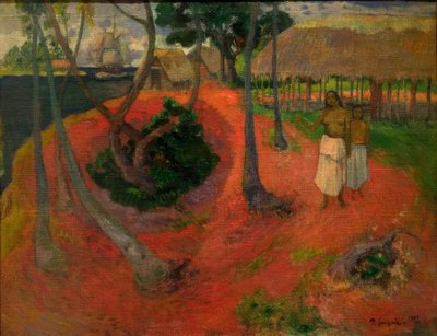 Tahitiaans idylle door Paul Gauguin