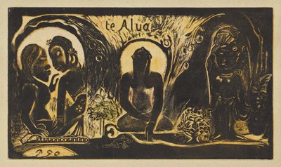 Te Atua (Die Götter) door Paul Gauguin