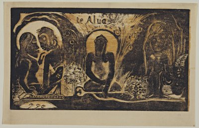 Te Atua De Goden Uit de Serie Noa Noa, 1893-1894 door Paul Gauguin