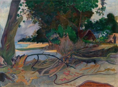 Te burao De Hibiscusboom, 1892 door Paul Gauguin