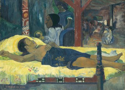 De Geboorte Te tamari no atua, 1896 door Paul Gauguin