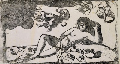 De Vrouw van de Koning door Paul Gauguin