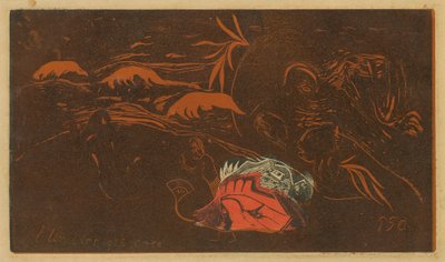 Het Universum wordt Geschapen door Paul Gauguin